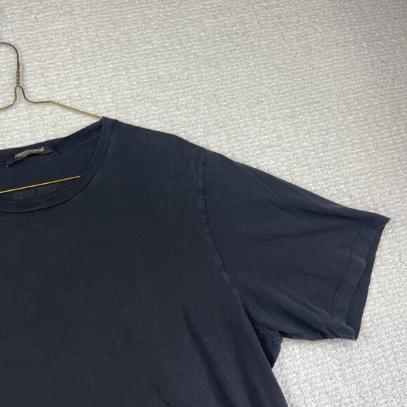 Roberto Cavalli Black ''Time Ravers'' Y2K Goth Graphic XL T-Shirt Italy Made - Picture 13 of 16
